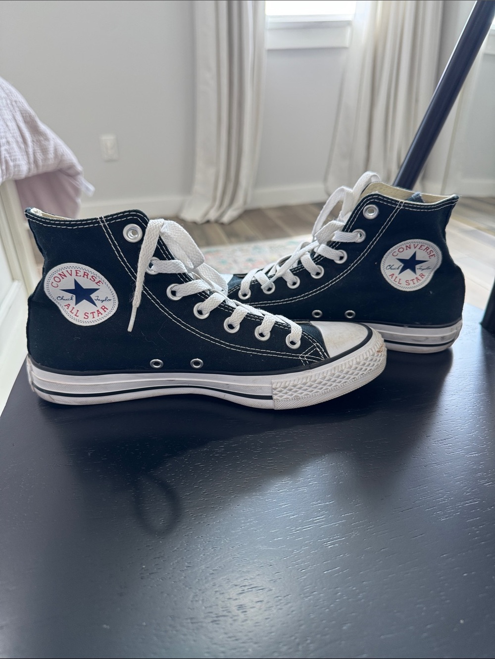Converse High Top Sneakers - Black & White